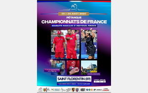 Championnat de France à st florentin  29 et 30 Août 2026